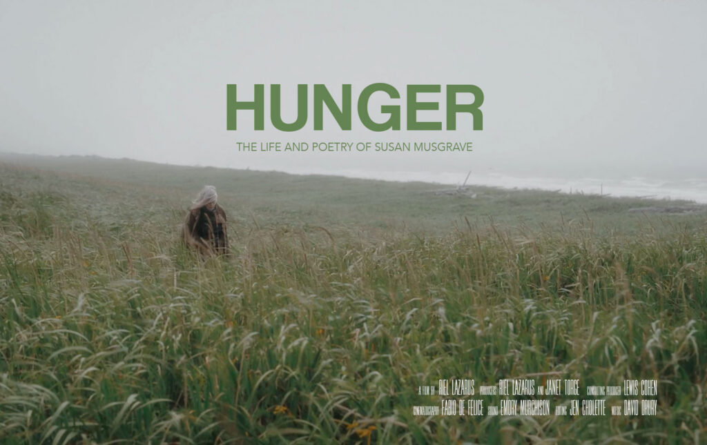 Susan Musgrave Canadian Poet Hunger Movie Poster