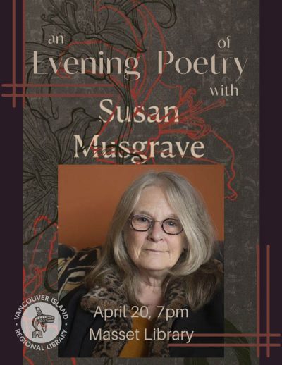 Poetry Reading with Susan Musgrave Masset