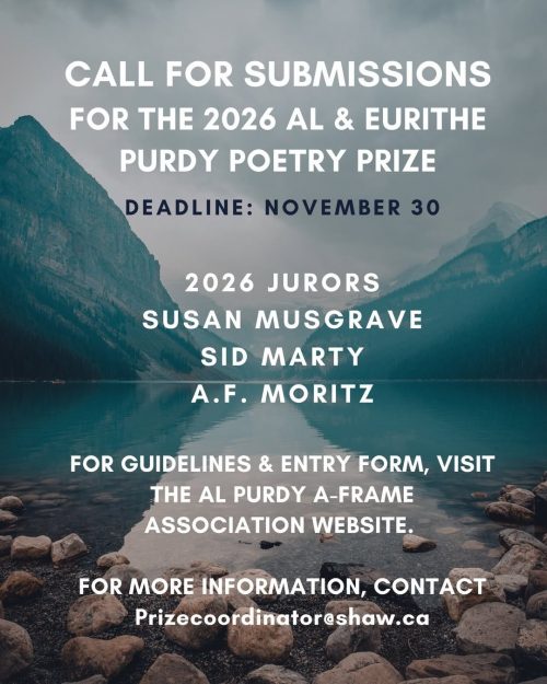 Eurithe Purdy Poetry Prize 2026